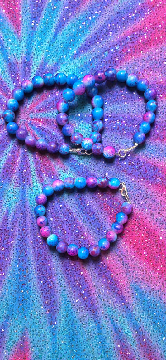 Cotton Candy splash bracelet