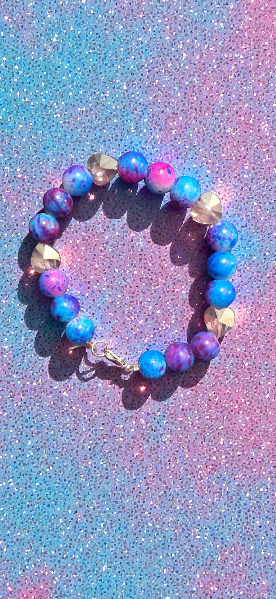 Cotton Candy splash bracelet