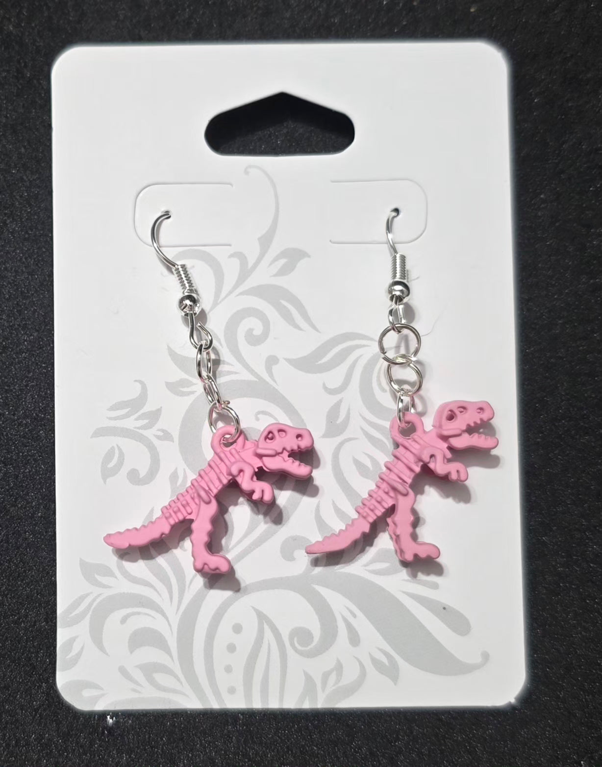 T-Rex Skeleton Earrings