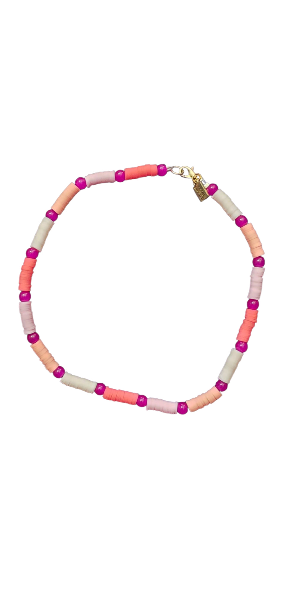 Pink Sunset Heishi Necklace