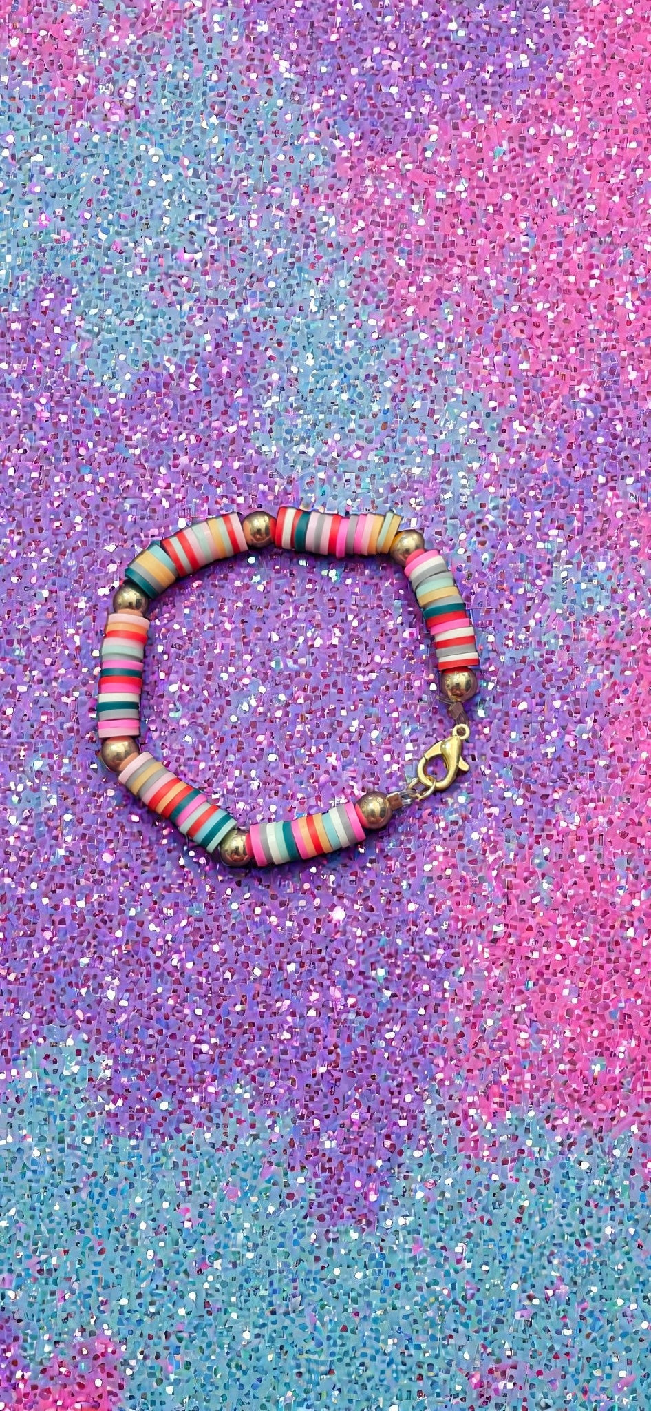 Groovy Galaxy Heishi bracelet