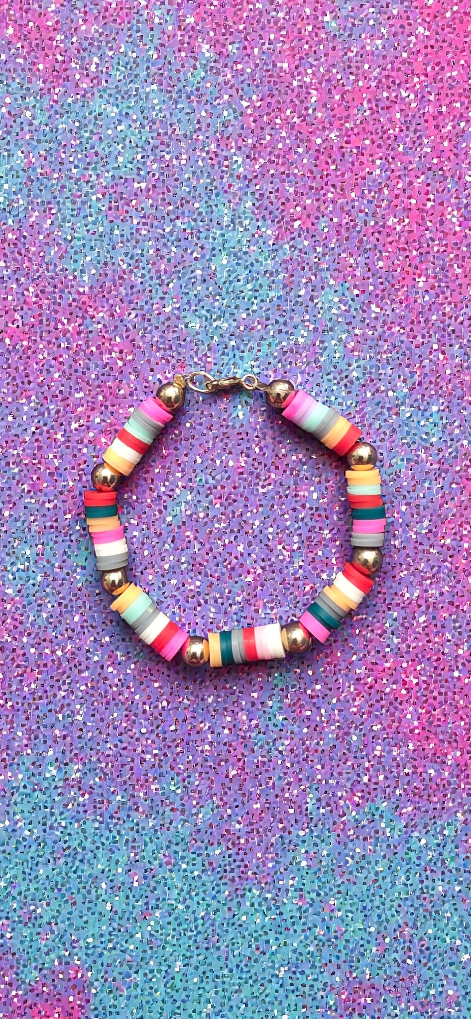 Groovy Galaxy Heishi bracelet
