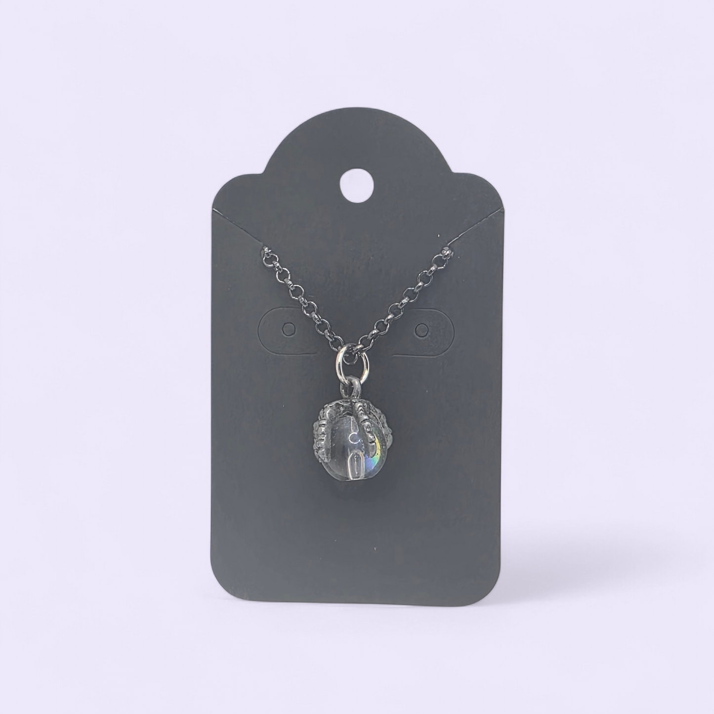 Dragon Claw Pendant Necklace 🐉🖤✨