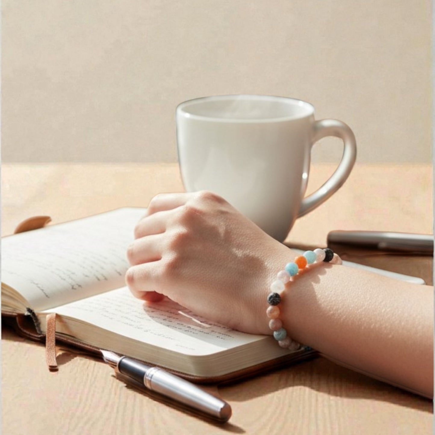Multicolor Cracked Glass bracelet