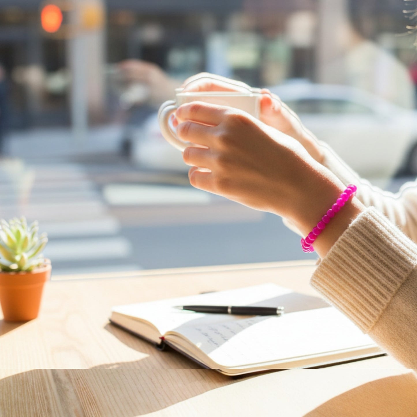 Cosmic pink Stardust bracelet