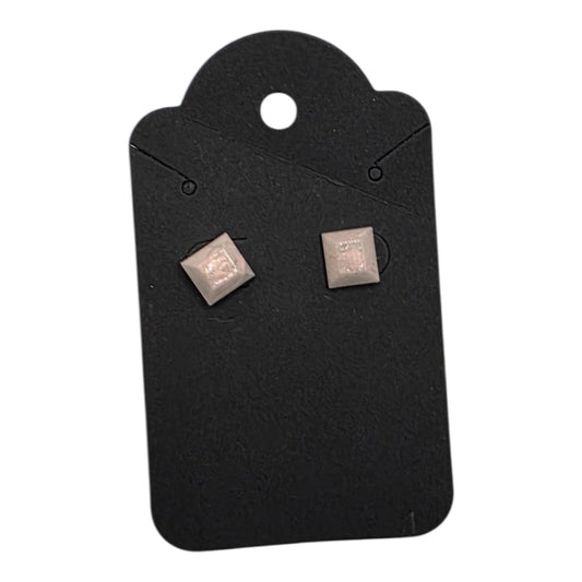 Soft Glow Resin Geometric Studs