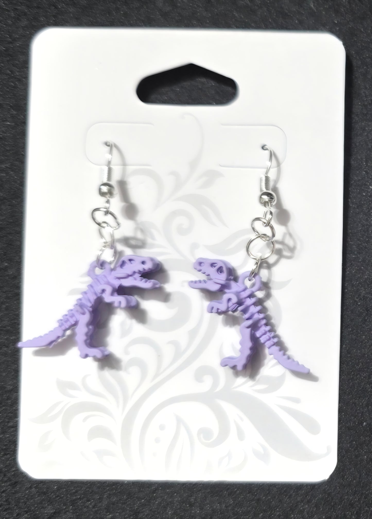 T-Rex Skeleton Earrings