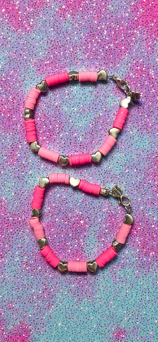 Pink Love Orbit bracelet