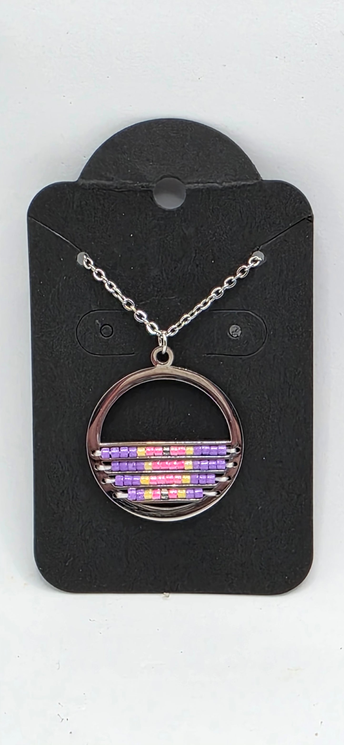 Handmade Pink🩷Purple 💜 Japanese beads